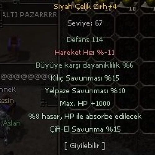 +4 SİYAH ÇELİK 4500